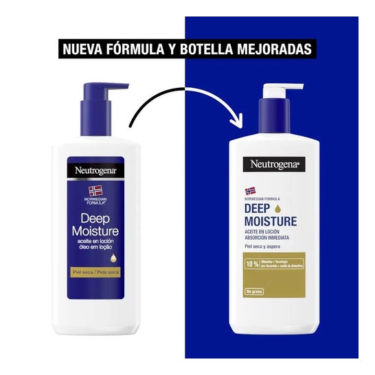 Óleo Hidratante Corporal Neutrogena 400Ml de Loção Hidratante Profunda Óleo Hidratante Corporal Neutrogena 400Ml de Loção Hidratante Profunda