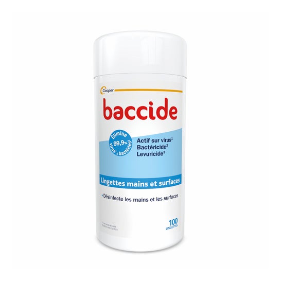 Baccide Toallitas Desinfectantes Manos y Superficies 100uds