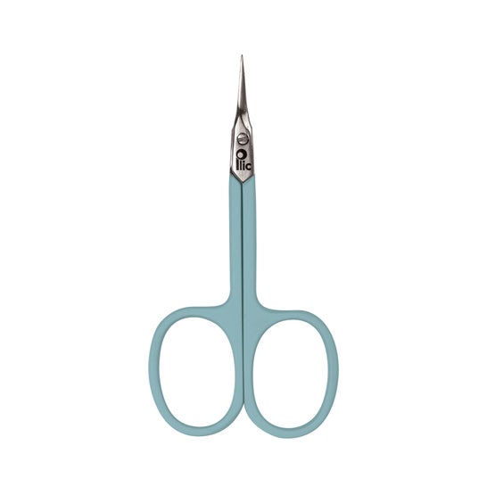 Plic Eco Tesoura de Pele Lâmina Reta Azul 1 Unidade