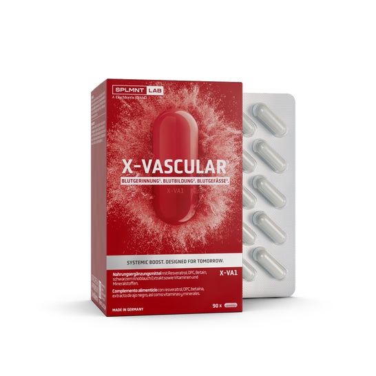 Splmnt X-Vascular 90 cápsulas