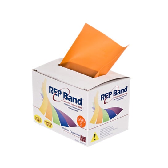 Rep Band Banda de Resistencia Ejercicio Nivel 2 Naranja 1ud