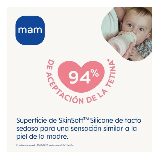Mam Biberón Anti-Cólicos 260ml Unisex 1ud Mam Biberón Anti-Cólicos 260ml Unisex 1ud