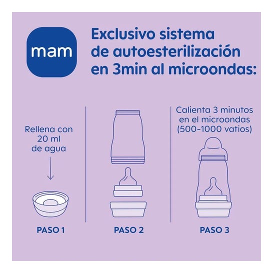 Mam Biberón Anti-Cólicos 260ml Unisex 1ud Mam Biberón Anti-Cólicos 260ml Unisex 1ud