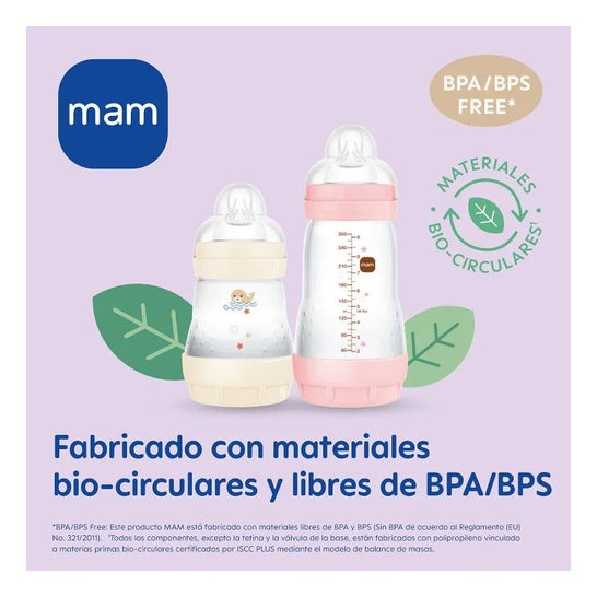 Mam Biberón Anti-Cólicos 260ml Unisex 1ud Mam Biberón Anti-Cólicos 260ml Unisex 1ud