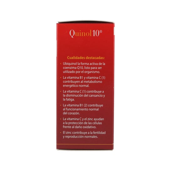 100% Natural Quinol10 60 100mg Pérolas