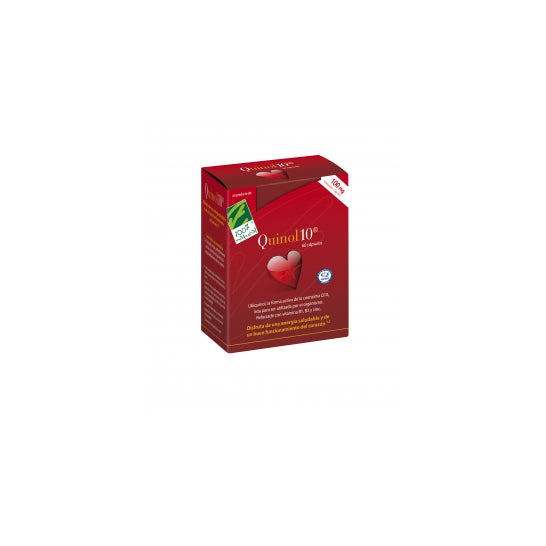 100% Natural Quinol10 60 100mg Pérolas