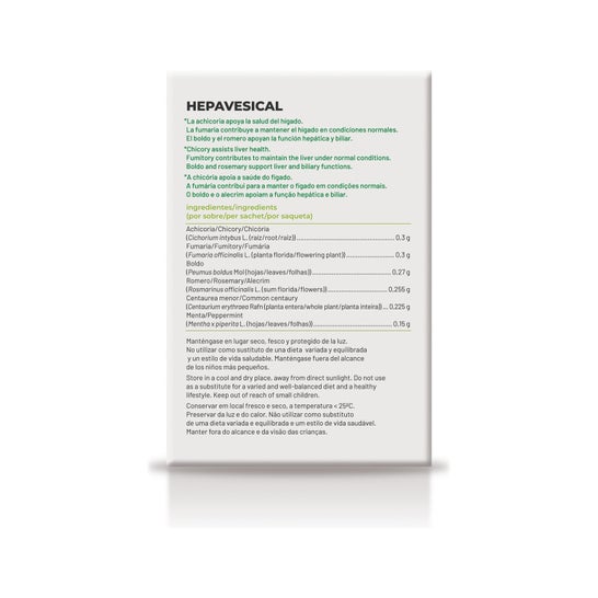 Soria Natural Natusor 01 - Hepavesical 20 filtros