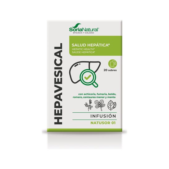 Soria Natural Natusor 01 - Hepavesical 20 filtros