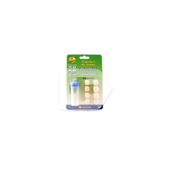 Plugues auriculares de silicone Febredol ™ 8uds