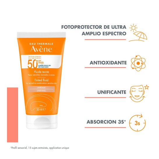 Avene Solar Creme Com Cor SPF50+ 50ml
