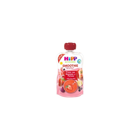 HiPP Bio Smoothie Morango Maçã Banana 120 ml