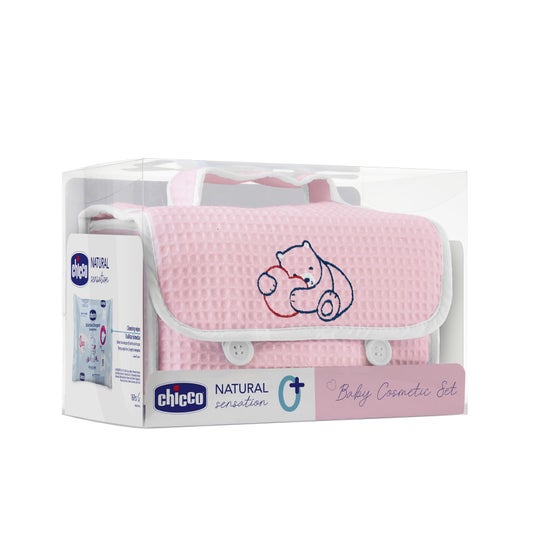 Chicco Natural Sensation Set Piqué Rosa