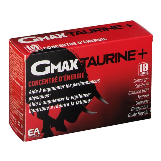EA Pharma - Gmax-Taurina 30 ampolas