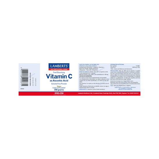 Lamberts Ibidic Ascorbic 250 G