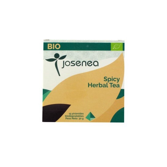 Caixa bio de ervas aromáticas picantes Josenea 15 pirâmides