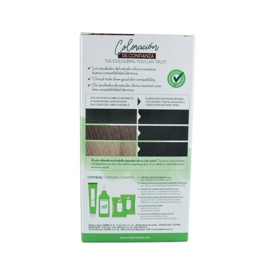 Corpore Sano Tinte Permanente Nº 4 Castaño140ml