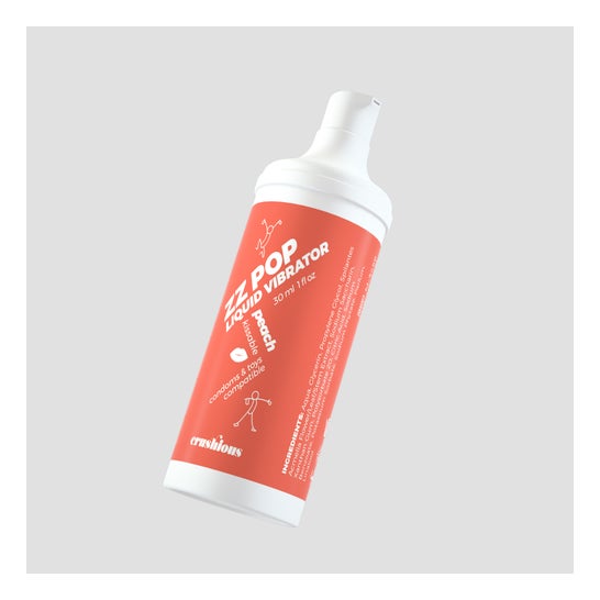 Crushious Vibrador Líquido Zz Pop Pêssego 30ml