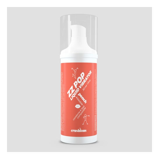 Crushious Vibrador Líquido Zz Pop Pêssego 30ml