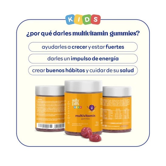 Jelly Pills Kids Multivitamin Gummies 70uds Jelly Pills Kids Multivitamin Gummies 70uds