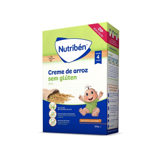 Nutribén Farinhas Creme Arroz Sem Glúten 250g