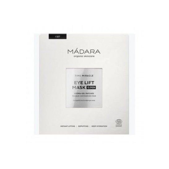 Mádara Time Miracle Mascarilla Hydra-Gel Parches 3uds