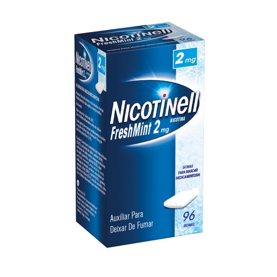 Nicotinell Freshmint Gomas Mascar 2mg 96 Unidades