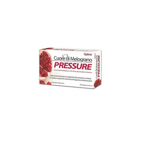 Optima Naturals Coração De Pomegranate Pressão 30 comprimidos
