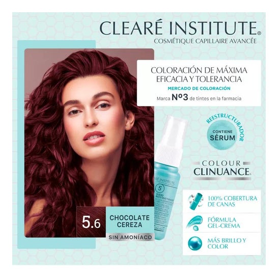 Cleare Institute Tinte Color 5.6 Chocolate Cereza Cleare Institute Tinte Color 5.6 Chocolate Cereza