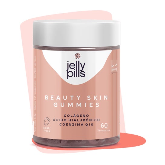 Jelly Pills Beauty Skin Gomas de Morango 60 Unidades