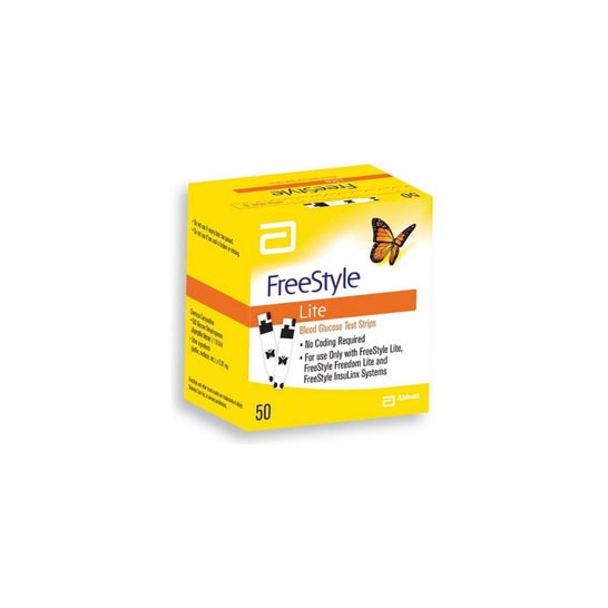 Freestyle Lite Tiras Reagentes 50 Unidades