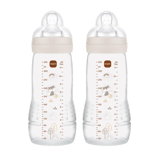 MAM Easy Active Transparente 2x330 ml