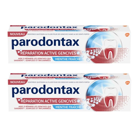 Parodontax Reparador Active Gengiva Pasta de Dentes 2x75ml