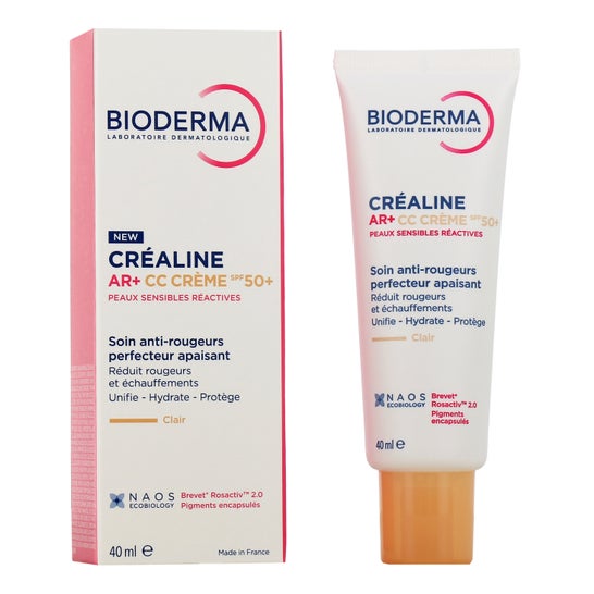 Bioderma Crealine AR+ CC Creme Spf50+ Tom Claro 40ml