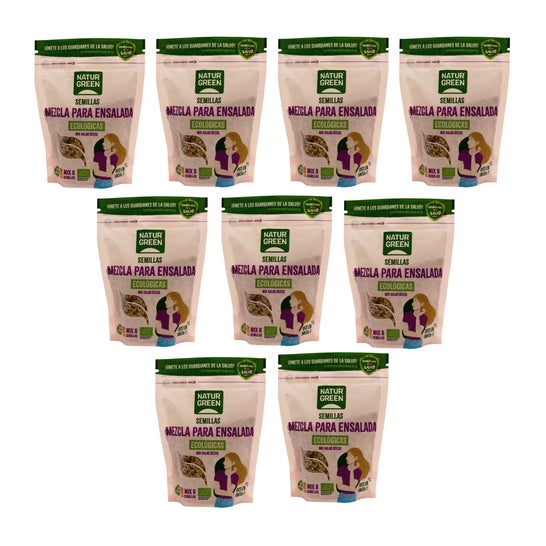 NaturGreen Pack Mix 6 Sementes Eco Salada 9x200g