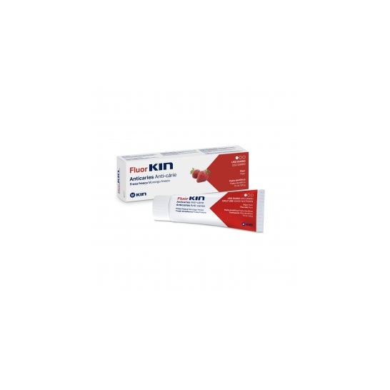Pasta Dental Fluor-Kin Morango 75ml
