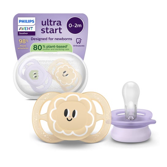 Philips Avent Ultra Start Deco Girl Monstro Flor 0-2M 2 Unidades