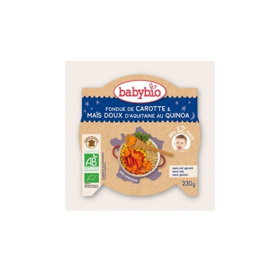 Babybio Pequeno Platter Vegetais com Quinoa Orgânica em 12 meses 230g