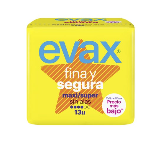 Evax Compresas Fs No Wings Maxi Super 13 peças