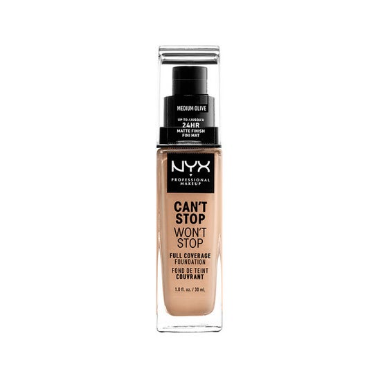 NYX Can'T Stop Won'T Stop Full Coverage Foundation #Medium Olive