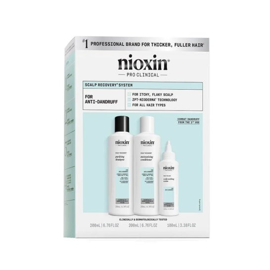 Nioxin Scalp Recovery Nioxin Kit Anticaspa 3 Unidades