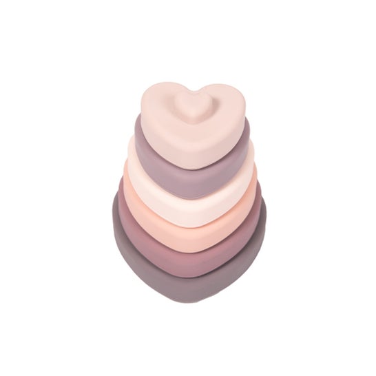 BoJungle Set Piramide Corazones 6uds