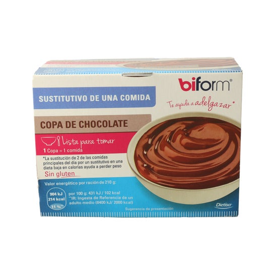 Taça de chocolate biforme 210g