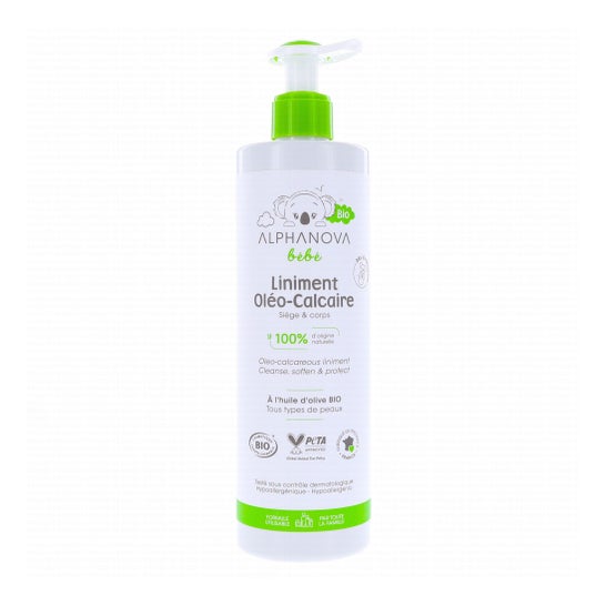 Alphanova Baby Linimento Calcário Oleo Bio 400ml