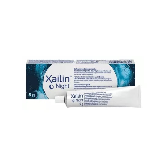 Xailin Night Pomada Oftálmica Lubrificante 5g Xailin Night Pomada Oftálmica Lubrificante 5g