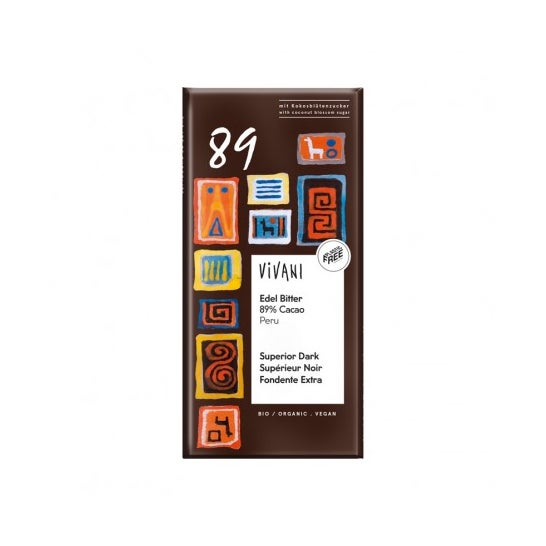 Vivani Chocolate Preto 89% 80g