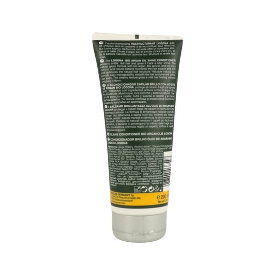 Amaciador Logona Argan Shine Conditioner 200ml