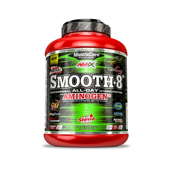 Amix MuscleCore Smooth 8 Hybrid Protein Doble Chocolate 2,3kg