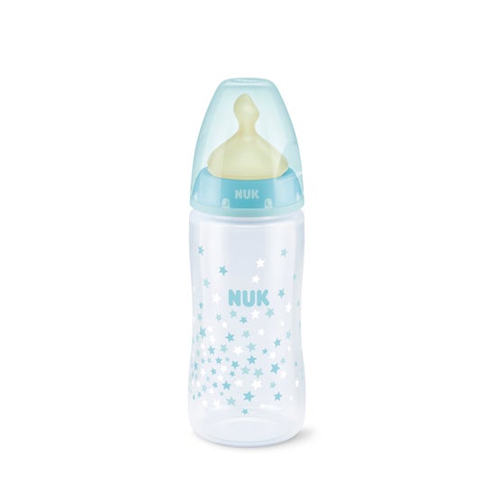 Nuk mamadeira látex boca boca larga tamanho 2 300ml