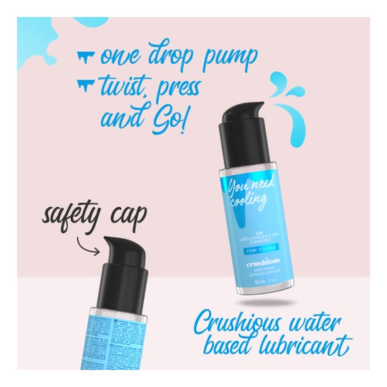 Crushious Lubrificante com Efeito Frio 50ml
