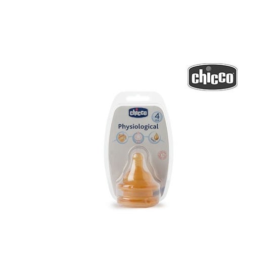 Chicco ™ tetina fisiológica látex 3 gotas 2uds